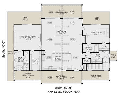 Main Floor  for House Plan #940-01130