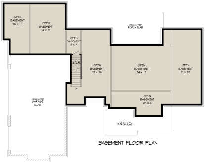 Basement for House Plan #940-01131