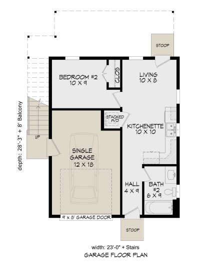 First Floor for House Plan #940-01134