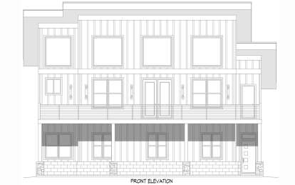 Modern House Plan #940-01135 Elevation Photo