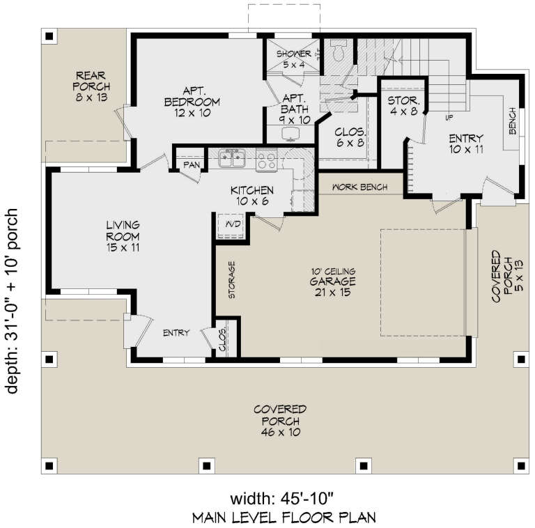 House Plan House Plan #31395 Drawing 1