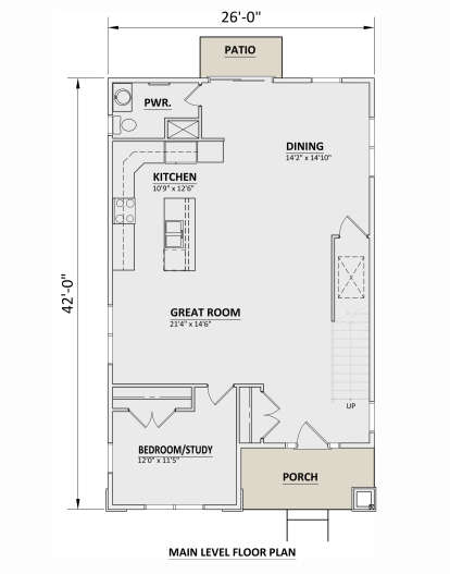 Main Floor for House Plan #340-00033