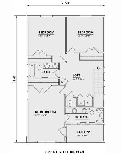 Second Floor for House Plan #340-00033