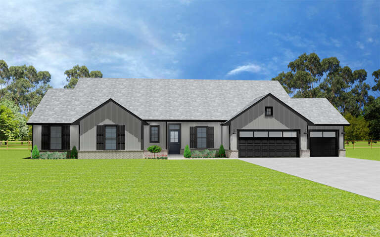 House Plan House Plan #31398 Front Elevation 
