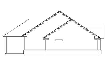 Ranch House Plan #677-00033 Elevation Photo