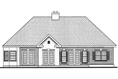 Country House Plan #033-00082 Elevation Photo