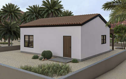 Southwest House Plan #963-01009 Elevation Photo