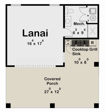 Main Floor for House Plan #963-01010