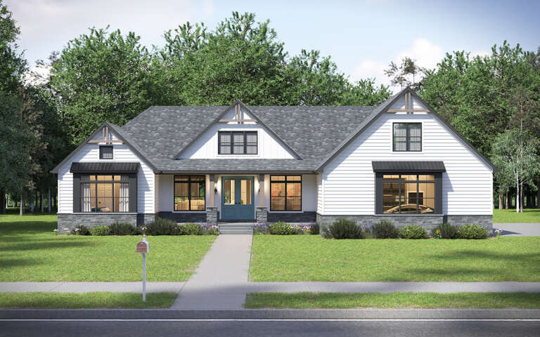 House Plan House Plan #31404 Front Elevation 