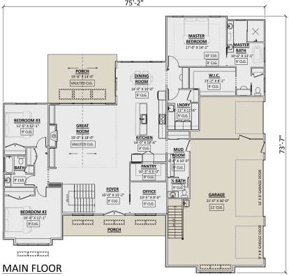 Main Floor for House Plan #1958-00039