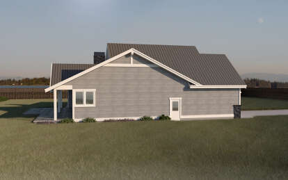 Ranch House Plan #2464-00138 Elevation Photo