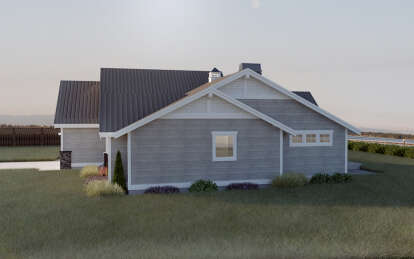 Ranch House Plan #2464-00138 Elevation Photo
