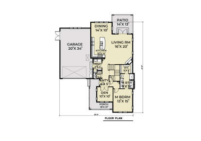 Main Floor for House Plan #2464-00139