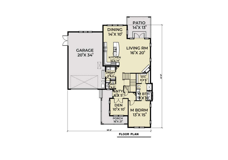 House Plan House Plan #31407 Drawing 1