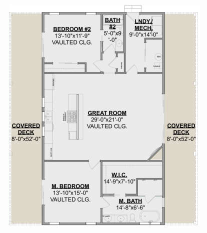 Main Floor for House Plan #1462-00122