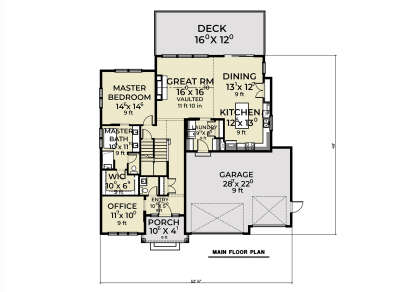 Main Floor for House Plan #2464-00140