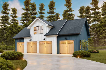 Modern Farmhouse House Plan #699-00385 Elevation Photo