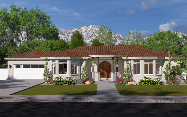 House Plan House Plan #31415 Front Elevation 