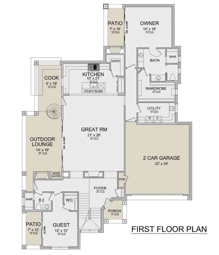 House Plan House Plan #31417 Drawing 1