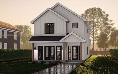 Modern Farmhouse House Plan #963-01012 Elevation Photo