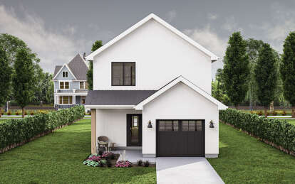 Modern Farmhouse House Plan #963-01012 Elevation Photo