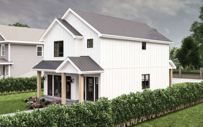 Modern Farmhouse House Plan #963-01012 Elevation Photo
