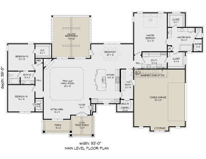 Main Floor  for House Plan #940-01137