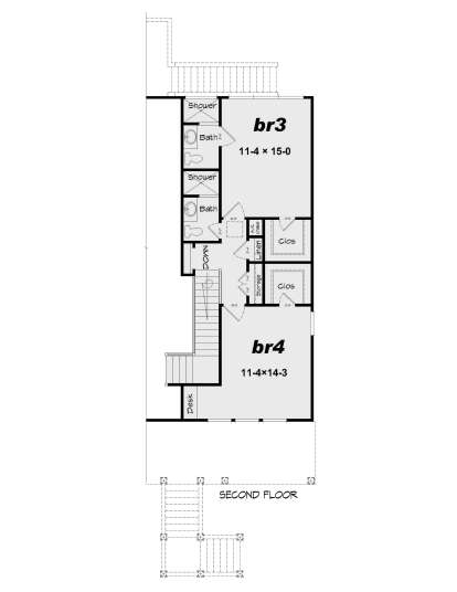 Floorplan2 for House Plan #3367-00077