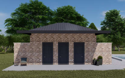 Contemporary House Plan #2802-00304 Elevation Photo