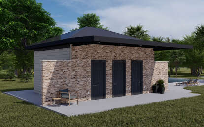 Contemporary House Plan #2802-00304 Elevation Photo