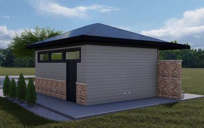 Contemporary House Plan #2802-00304 Elevation Photo