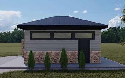 Contemporary House Plan #2802-00304 Elevation Photo