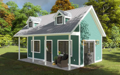 Modern Farmhouse House Plan #2802-00305 Elevation Photo