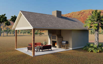 Southwest House Plan #2802-00306 Elevation Photo