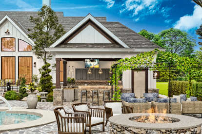 Craftsman House Plan #699-00386 Elevation Photo