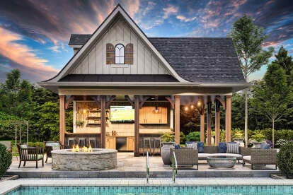 Craftsman House Plan #699-00387 Elevation Photo