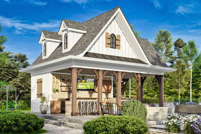 Craftsman House Plan #699-00387 Elevation Photo