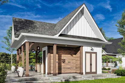 Craftsman House Plan #699-00387 Elevation Photo