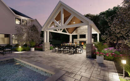 Craftsman House Plan #1958-00040 Elevation Photo