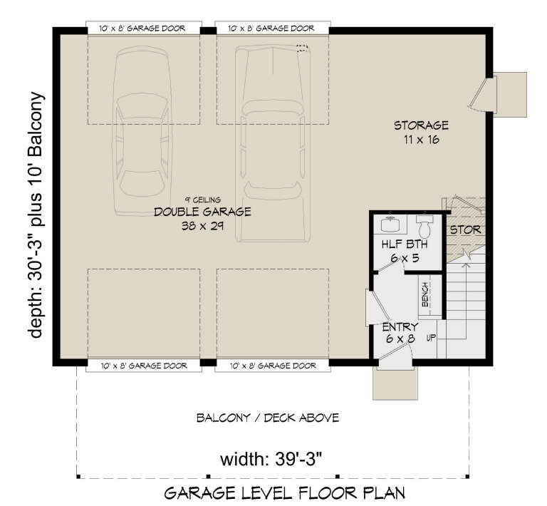 House Plan House Plan #31443 Drawing 1