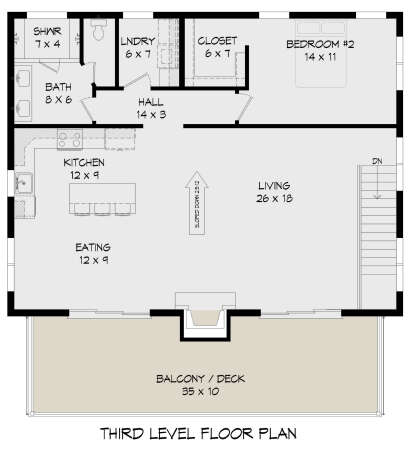 Third Floor for House Plan #940-01144