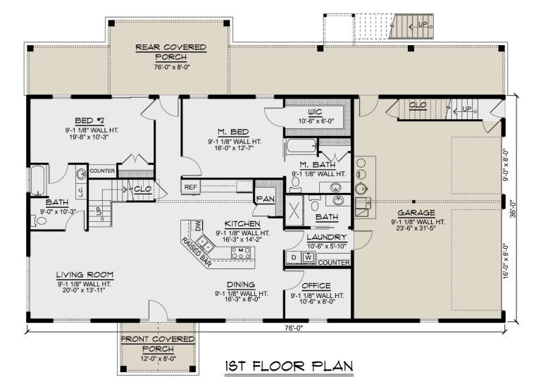 House Plan House Plan #31446 Drawing 1