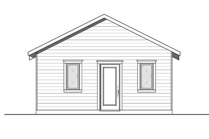 Modern House Plan #034-01382 Elevation Photo