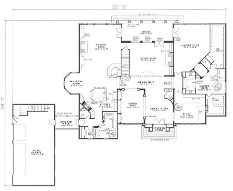 House Plan House Plan #3145 Drawing 1