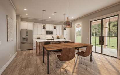 Modern Farmhouse House Plan #009-00408 Additional Photo