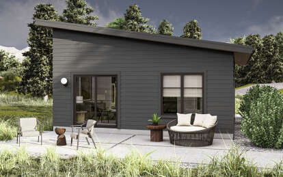 Contemporary House Plan #963-01015 Elevation Photo