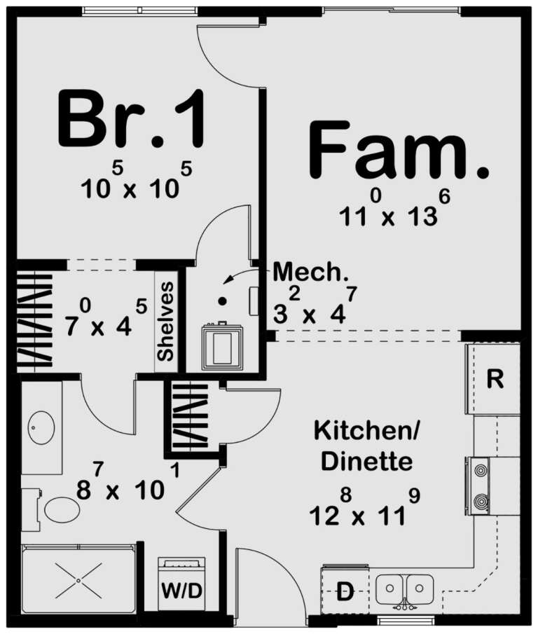 House Plan House Plan #31452 Drawing 1