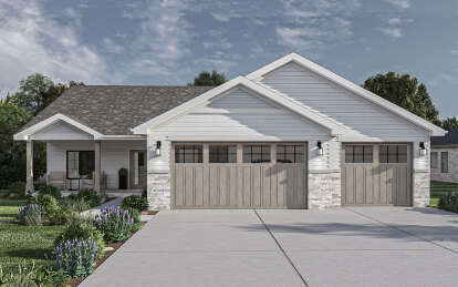Craftsman House Plan #963-01016 Elevation Photo