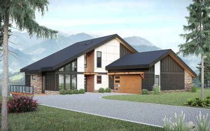 Contemporary House Plan #940-01146 Elevation Photo