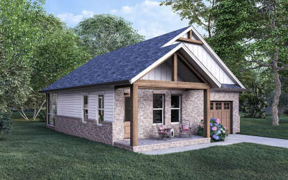 Modern Farmhouse House Plan #7174-00028 Elevation Photo
